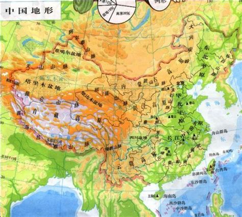 中國地形圖口訣|國二第三冊L2中國地理補充資料~中國地形